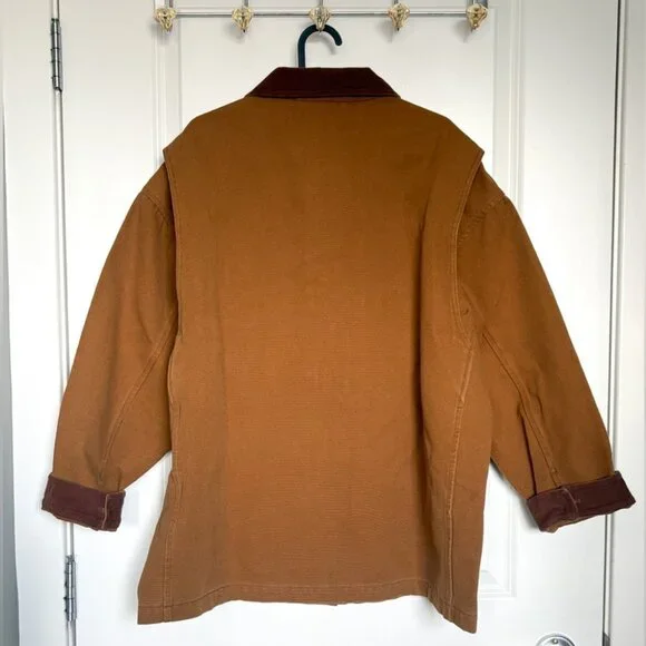 NEW NWT DÔEN Pascual Quilted Jacket Willow Bark Floral Cotton Size L - Picture 9 of 12